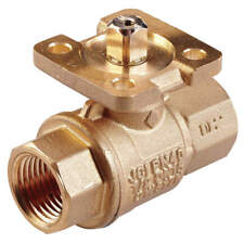 JOHNSON CONTROLS VG1245ER HVAC Ball Valve,Two-Way,Brass,1 1/2 in 41P724 picture