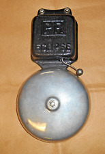 VINTAGE 8 INCH ELECTRIC BELL FOR ALARM, FIRE, SCHOOL. 12 VOLTS DC picture