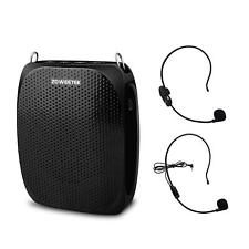 ZOWEETEK Wireless Voice Amplifier with UHF Microphone Headset,Portable Voice Amp picture