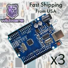 3x NEW Compatible with Arduino UNO R3 IDE, ATmega 328P CH340 R3 Board US Seller picture