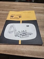 Vintage John Deere 50 And 51  Backhoes Operator's Manual picture
