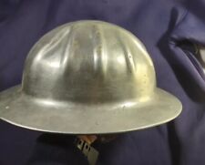 Vintage B. F. McDonald Aluminum Hard Hat With Liner picture