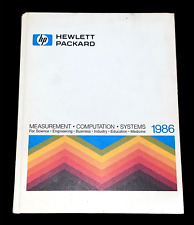 Vintage Hewlett Packard Measurement Computation Systems 1986 Catalog HC picture
