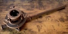 Vintage Toledo Pipe Threading Tool No. 1398 With Ratchet Handle And Die Rare picture