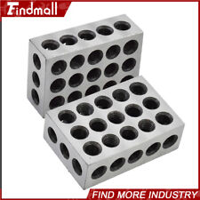 1 Matched Pair Ultra Precision 1-2-3 Blocks 23 Holes .0001