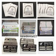 Dental Orthodontic Brackets Metal Braces/Super Elastic Niti Arch Wires Ovoid picture