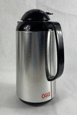 Oggi Stainless Beverage Server Thermal Hot Coffee Milk Water Decaf Glass Lined picture