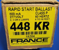 2, 3 Or 4 Lamp 6-16ft France 448 KR 18204 277 Volt Rapid Start Sign Ballast picture