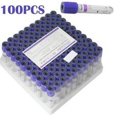 100Pcs EDTA Glass Vacuum Blood Collection Tubes 2ml 12x75mm For Medical Supplies picture
