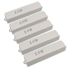 US Stock 5pcs 10K ohm 10KΩJ 10 watt Axial Ceramic Cement Power Resistor 10W picture