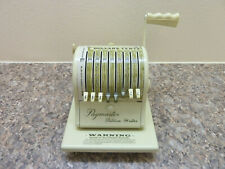 Vintage Collectible Paymaster Ribbon Writer Series 8000 Check Writer And Key picture