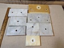 Vintage Marble / resin  Trophy Parts Bases Mixed Lot of 8 Various Sizes Heavy picture