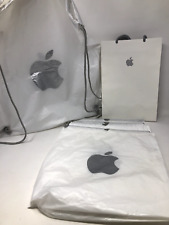 Lot of 6 Vintage Apple Drawstring Bags For iPhone, Mac, Apple Watch, iPod picture
