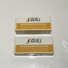 Vintage Quill Standard Staples - 2 Complete Boxes picture