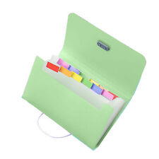 Expanding File Folder Pockets Accordion File Holder Paper Document Organizer A6 picture