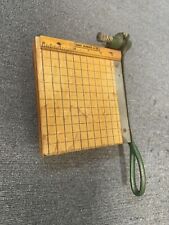 Vintage Ingento No.4 Paper Cutter, Made In The USA by Ideal School Supply READ picture