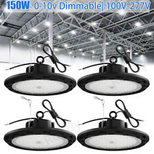 4X LED UFO High Bay Light 150W Dimmable Warehouse Factory Shop Light AC100~277V picture