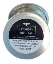 Condor High-End Ultra Pure Audio Grade Silver Solder Lead Free Made in USA picture