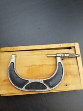 Vintage Tubular Micrometer co. with Wood Box Rare vintage tool Antique  picture
