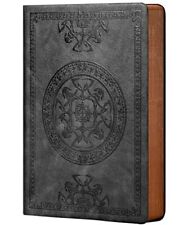 Leather Vintage Journal for Men Soft Cover 256 Lined Pages Notebook 180 Lay F... picture
