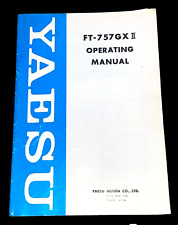 Vintage YAESU Musen Co FT-757GXII Operating Manual picture