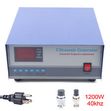 1200WUltrasonic Generator Transducer Driver Digital Display Adjustable w/2*Plug picture