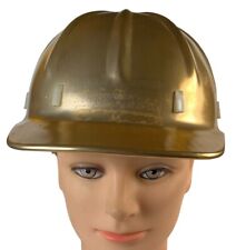 Vintage Apex Safety Miner Helmet Aluminum Construction Hard Hat Leather Band USA picture
