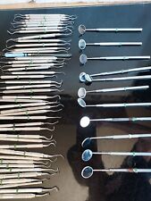 Lot of 54 Vintage Professional Scaler Dental tools & Dental mirrors picture
