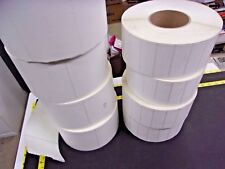 TTR No Perf Labels 2 Styles 3X1 and 4X3 -Lot of 8 Rolls-  picture