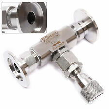 KF25 High Vacuum Metering Valve Bellows Sealed 304 Stainless Steel Control Valve picture