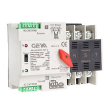 GEYA ATS PC Dual Power Automatic Power Transfer Switch 3P 25-100A 220V 110V Grid picture