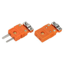 N Type Thermocouple Wire Connectors Male Female Plug Adapter with Fixing Clamp picture