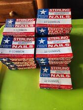 Vintage Bew Old Stock Sterling Common 8 & 10 Nails Made In America 20 lbs. picture