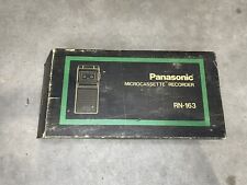 Vintage Panasonic Micro Cassette Tape Recorder RN-163 WORKS picture