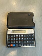Vintage HP 12C Financial Calculator w/Original Cover, Made in USA MINT CONDITION picture