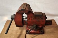 Vintage WILTON 121089 Bench Anvil Vise - 4 inch Rare Model Red Made In USA picture