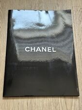 100% Authentic Chanel Vintage Glossy Black CC Logo Folders With Pockets RARE picture