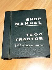 Oliver Vintage 1600 Series Factory Shop Service Repair Manual ** picture