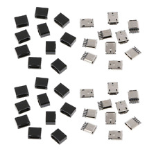 50Pcs Micro USB Type B Female 5 Pin Jack Port Socket Connector Solder Type Repai picture