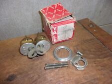 NOS Yale  Mortise Lock Cylinder And Keys NOS Vintage Door Part Double Cylinders picture