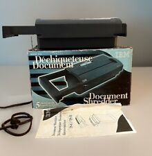 Vintage IBM Paper Shredder Adjustable 5 Sheet Capacity RARE #IS-6 NEW In Box picture
