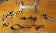 Lot Vintage FISHER Castaloy Science Biology Lab Stand Clamps Holders picture