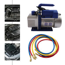 1/4HP HVAC A/C Refrigeration Kit Vacuum Pump & Manifold Gauge Set  R410A picture