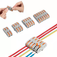 Lever Wire Connectors. One to One Quick Terminal Block,Compact Wire Conductor Co picture