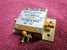 Mini-Circuits ZFL-500LN Low Noise Amplifier 0.1 to 500 MHz SMA picture