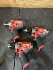 USED Lot Of 3 Milwaukee 2504-20 M12 HAMMER Drill picture