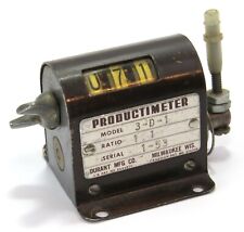 Productimeter 3-D-1 Vintage 3-Digit Mechanical Counter, Durant Mfg. Co. picture