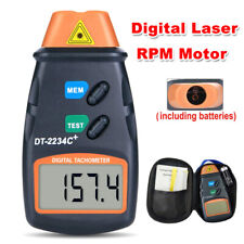 LCD Digital Tachometer Non Contact Laser Photo RPM Tach Motor Meter Speed Gauge picture