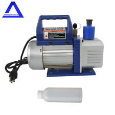 1/3 HP 4.5 CFM 110V Single Stage Rotary Vane Air Vacuum Pump picture