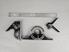 Vintage Union Tool Combination Square VGC - 12 Inch 4R Blade picture